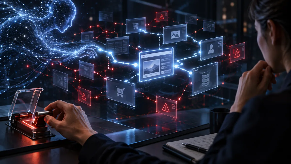 A tester verifies an AI-generated security finding against a live application attack path.