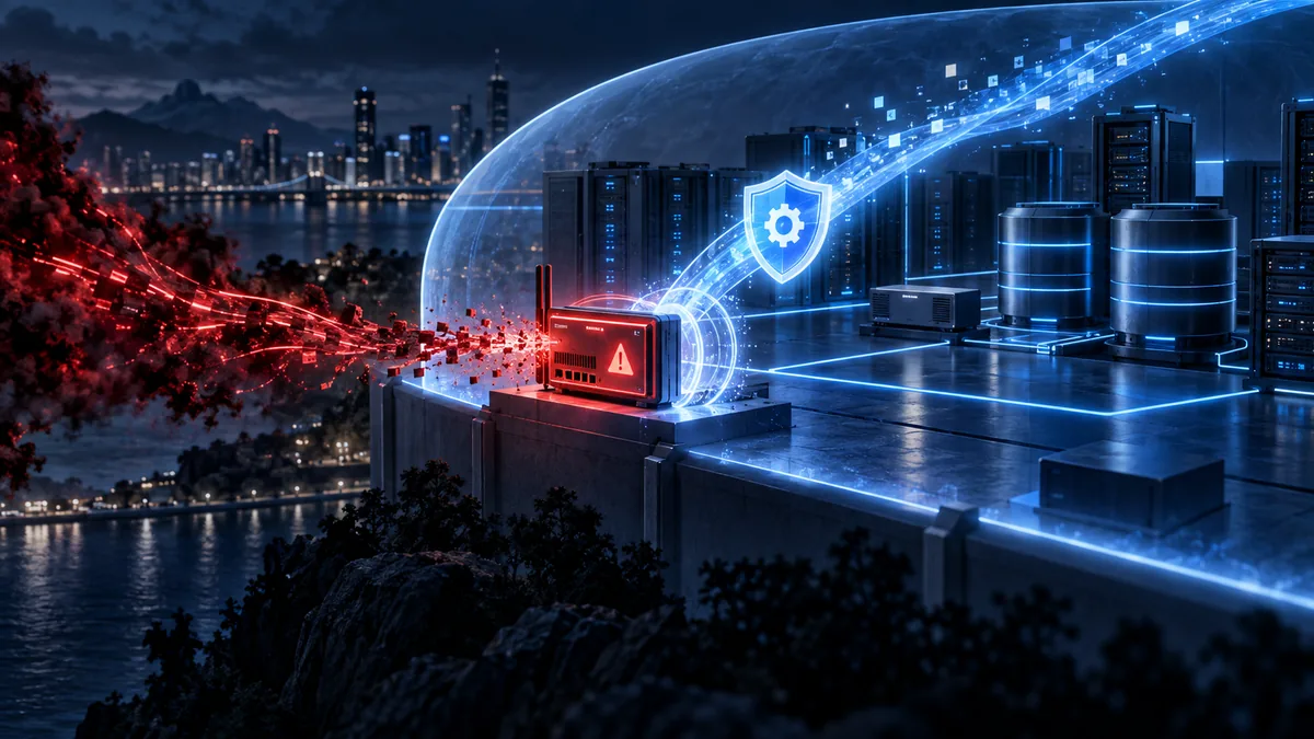 A critical vulnerability clock accelerates toward an exposed server as defenders apply an emergency patch.